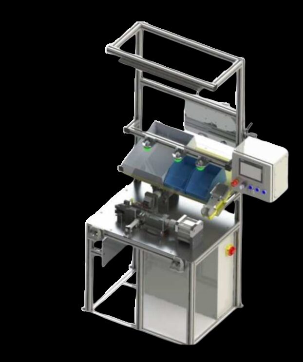 CAD render of assembly station